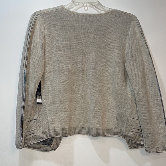 NWT Nic + Zoe open front cardigan sand wash size small - Picture 5 of 7